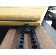 Systemleiste 40x3x1 cm Glasfaserverstärkter Kunststoff Polyamid Schwarz 1 Pack = 60 Stück