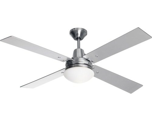 Deckenventilator Quest II ø 122cm chrom gebürstet mit Fernbedienung