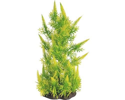 ORBIT Kunststoff-Wasserpflanze Deluxe Medium Nr. 18 17 cm Aquariumpflanze aus Kunststoff mit Steinfuss