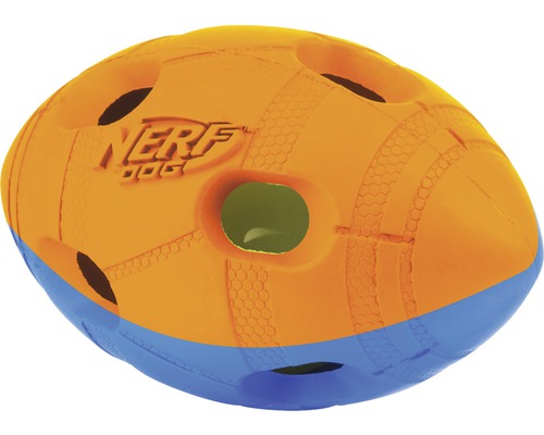 Jouet pour chien Nerf LED Football T. S orange-bleu