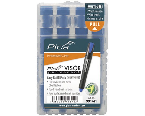 Pica Recharge VISOR 991/41 bleu 4 pièce
