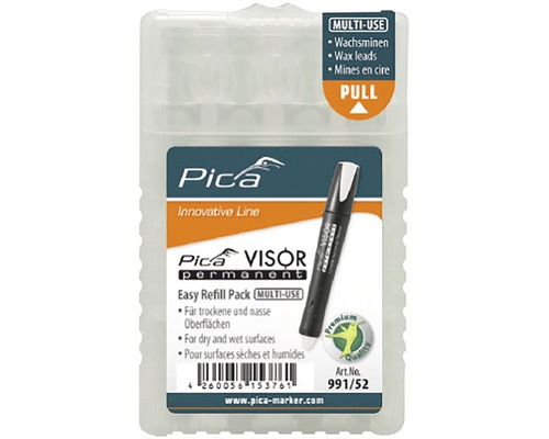 Pica Recharge VISOR 991/52 blanc 4 pièce