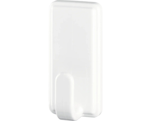 Crochet adhésif blanc