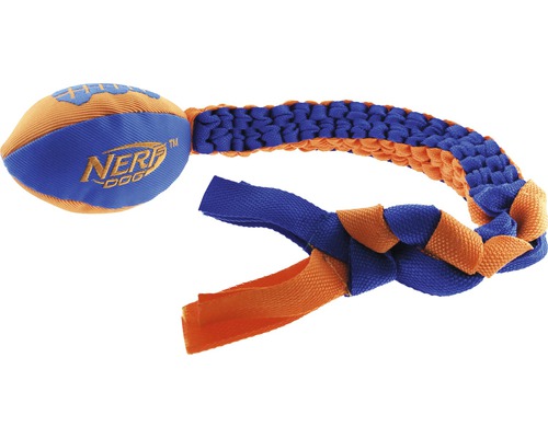 Jouet pour chien Nerf corde tressée 66 cm bleu-rouge