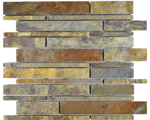 Mosaïque en pierre naturelle MOS SL 69 30,5x30 cm Mosaïque en ardoise