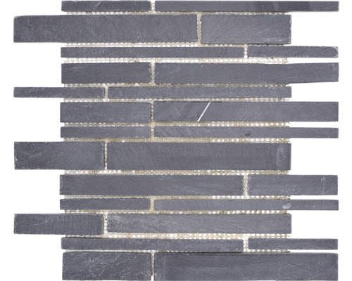 Mosaïque en pierre naturelle MOS SL 89 30,5x30 cm Mosaïque en ardoise