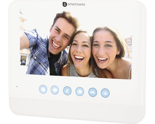 Smartwares Video-Türsprechanlage mit Monitor