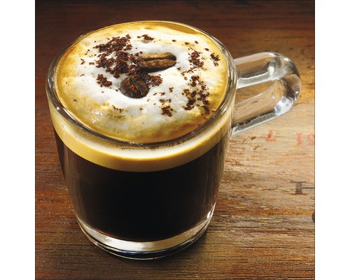 Glasbild Kaffee Arabica I 30x30 cm