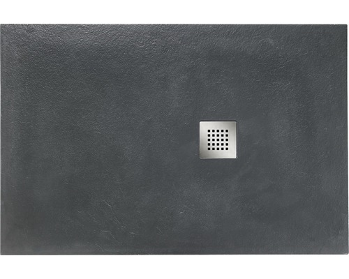 Receveur de douche OTTOFOND Strato 80 x 140 x 2.8 cm anthracite structuré 875207