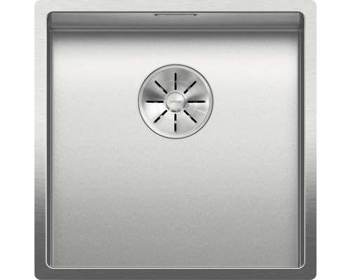 Évier Blanco CLARON 400-U lxp 440x440 mm acier inoxydable durinox® 523385 Évier en acier inoxydable avec crépine