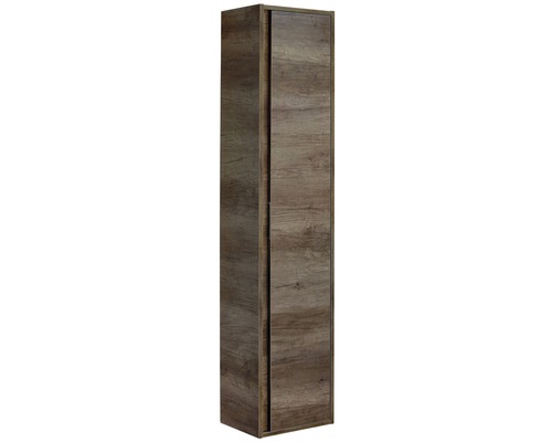 Armoire haute avec motif bois