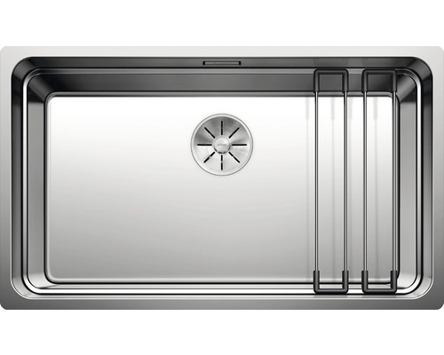 Évier en acier inoxydable avec égouttoir