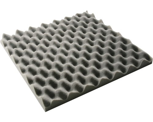 Mousse isolante acoustique Akupur plaque de mousse à excroissances 50x50x3 cm