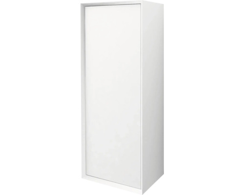 Meuble suspendu Baden Haus Bellagio largeur 40 cm blanc blanc livré déjà monté Armoire haute blanche pour salle de bain