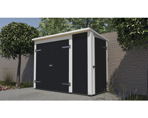 Gartenschuppen mit Doppeltür im Garten