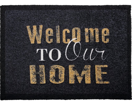 Paillasson Welcome home anthracite 50x70 cm