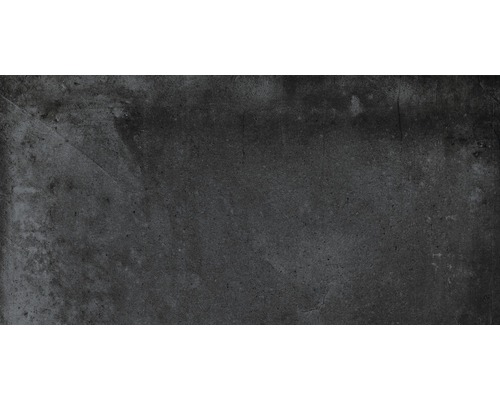 Feinsteinzeug Wand-und Bodenfliese Atlantis nero 30x60 cm
