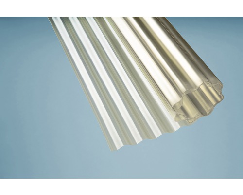 Plaque ondulée en plastique