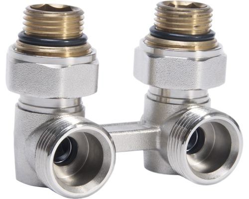 Double équerre de raccordement en métal