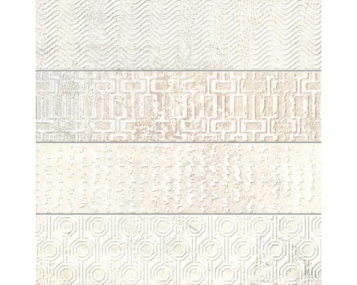 Carrelage décoratif en grès cérame fin Brickbold almond 8x33,15 cm