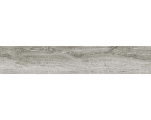 Feinsteinzeug Bodenfliese Limewood grau 23.3x120 cm