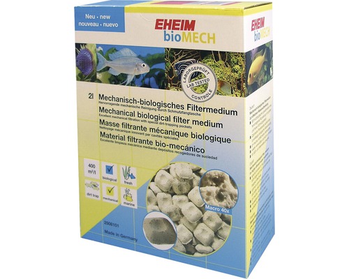 EHEIM bioMech 2 l EHEIM bioMECH matériau filtrant 2 litres pour aquarium