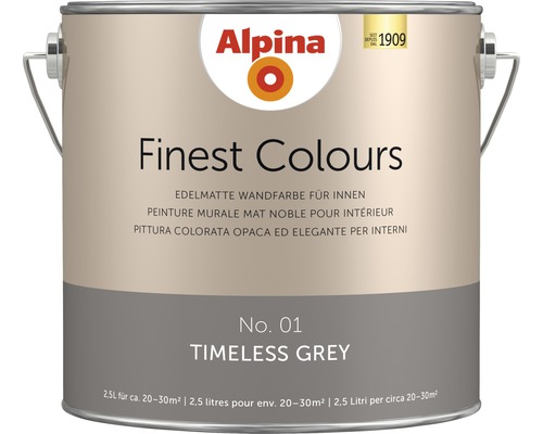 Alpina Finest Colours Timeless Grey 2.5 l