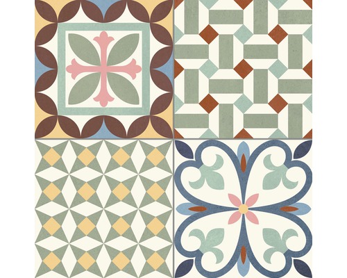 Carreaux décoratifs avec différents motifs pour mur et sol
