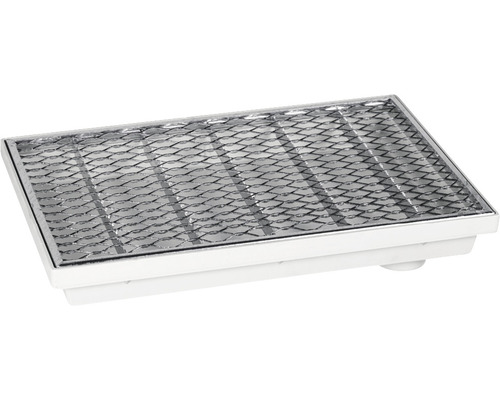 Grille gratte pieds Wolfa 60x40 cm avec grille en métal déployé