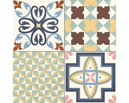 Carreaux de céramique avec différents motifs