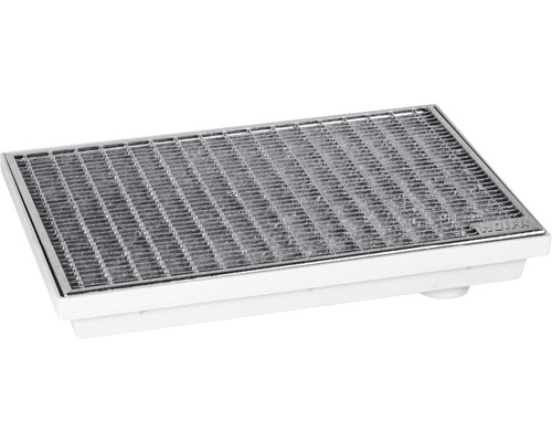 Grille gratte pieds Wolfa 60x40x7 cm avec grille (maille 30x10 mm)