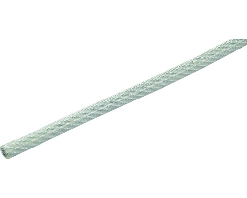 Drahtseil Pösamo 3-5 mm, 10 m Stahl verzinkt plastifiziert, in Ringen