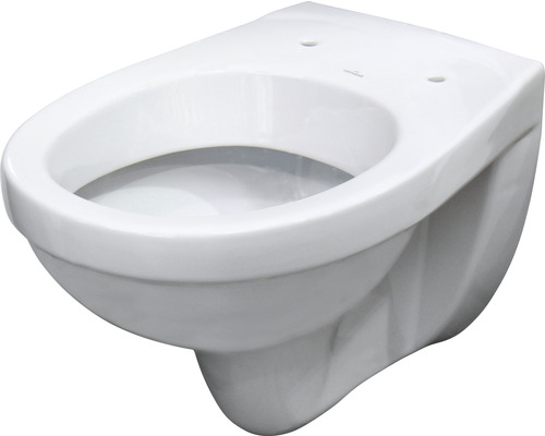 Cersanit Wand-WC Tiefspüler mit Spülrand weiss glänzend ohne WC-Sitz FS00010-OLO