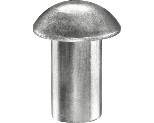 Rivets à tête ronde en acier inoxydable DIN 660 6x10 mm pack de 100