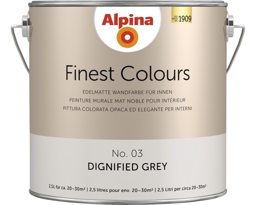 Alpina Finest Colours Dignified Grey 2.5 l