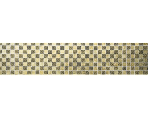 Carreaux de mosaïque carrés en verre en damier