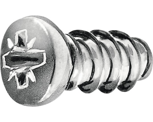 Vis à bois à tête fraisée Pan-Head 6.3x13 mm galvanisée 100 unités Une seule vis cruciforme