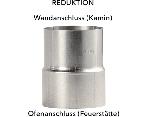 Réducteur De Conduit De Cheminée En Acier Inoxydable - Raccord De 90 Mm à 80 Mm (Diverses Tailles Disponibles)
