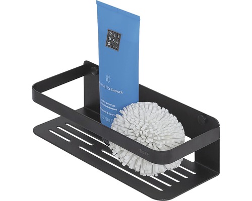 Panier de douche TIGER Caddy noir mat 24 x 7cm 1400030746