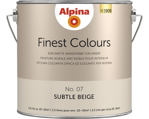 Alpina Finest Colours Subtle Beige 2.5 l