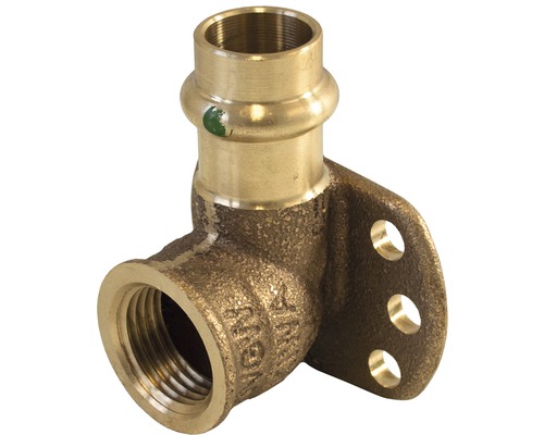 Raccord à compression Viega Sanpress avec contour SC raccord à fixation murale 18mmx1/2" filetage intérieur 281502 Raccord à compression Viega Sanpress avec contour SC raccord à fixation murale 18mmx1/2" filetage intérieur 281502