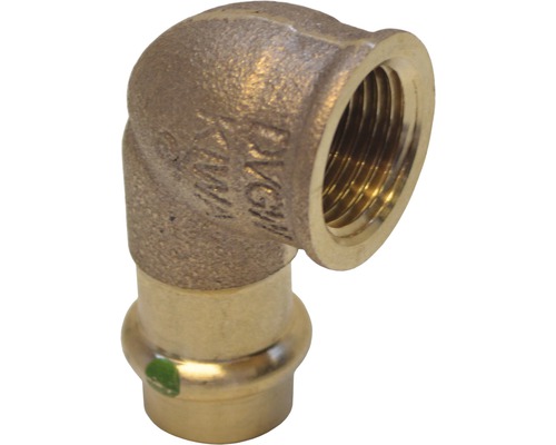 Raccord à compression Viega Sanpress avec contour SC angle 18mmx1/2" filetage intérieur 281236 Raccord à compression Viega Sanpress avec contour SC angle 18mmx1/2" filetage intérieur 281236