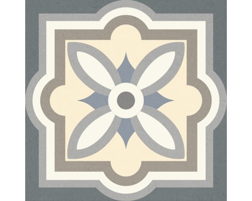 Carreau décoratif à motif floral pour la conception de murs et de sols