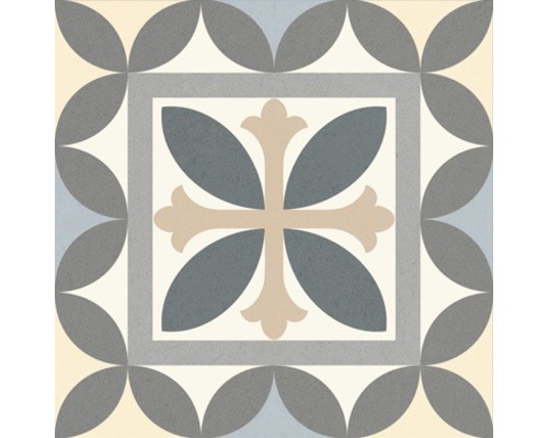 Carreau de sol décoratif avec motif d''ornement