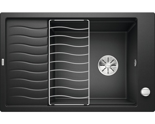 Blanco ELON XL 6 S évier lxp 780x500 mm Silgranit anthracite avec grille d'égouttage 524834