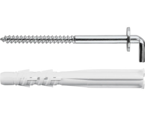 Hakendübel H-TFS-L Pirat Form 10 (Dübel + Haken), je 2 Stück