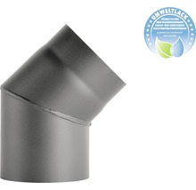 Coude de tuyau de poêle avec angle de 45 degrés et label de peinture écologique