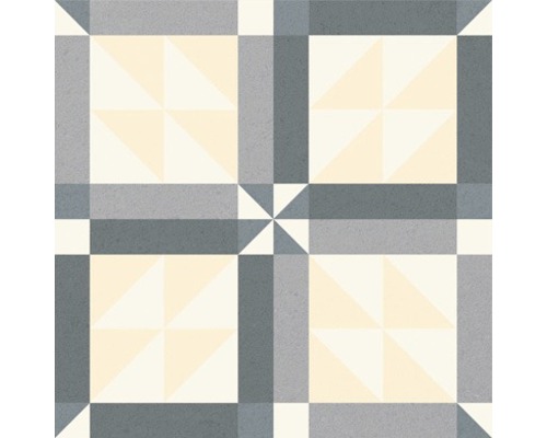 Carreau décoratif avec motif géométrique