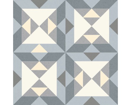 Motif d''un carreau de ciment avec des formes géométriques