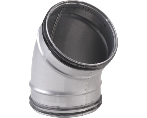 Coude arrondi de gaine tubulaire agrafée Ø 100 mm 45° Coude arrondi de gaine tubulaire agrafée Ø 100 mm 45°